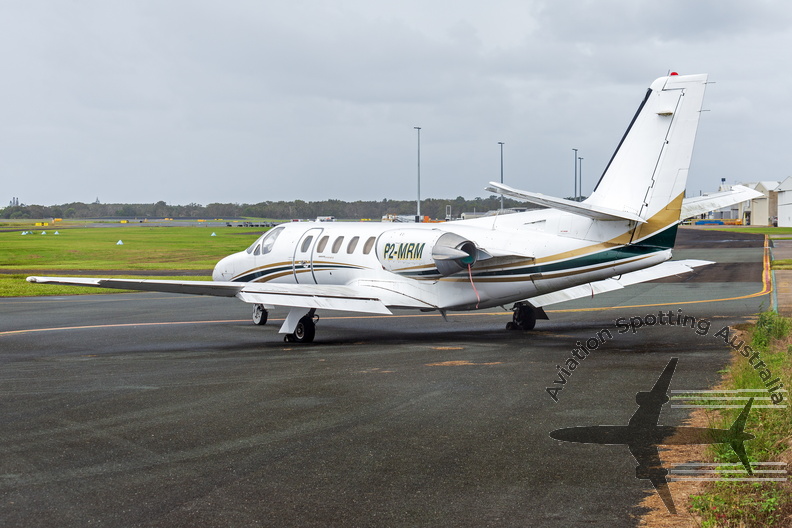 Cessna 550 Citation II (P2-MRM) at Sunshine Coast Airport